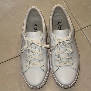 Kizik Women's White Leather Sneakers